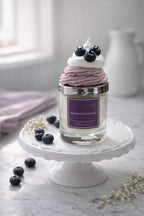 Blueberry Cheesecake Soy Wax Scented Candle by Donut Eat Bakery (Made in Scotland)
