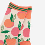 Women’s Bamboo Socks- Orange, Pink, Peaches by Sock Talk