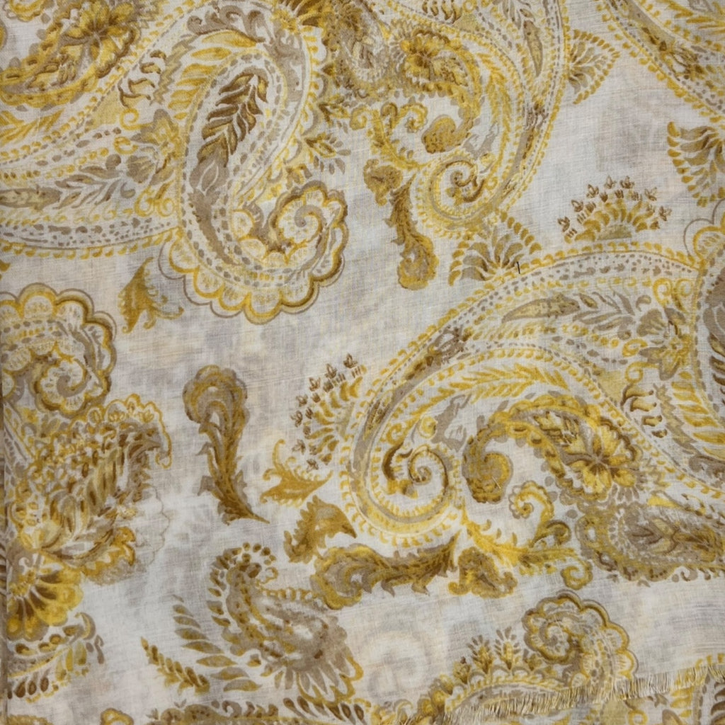 Lightweight Paisley Print Scarf by London Scarves.