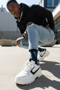 Men’s Floating Jellyfish Print Bamboo Socks by Sock Talk