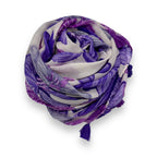 Summer Colour Plomeria Flower Print Scarf by London Scarves