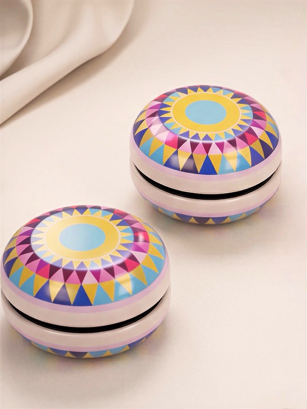 Retro Vintage Tin Yo-Yo – Classic Children’s Toy, 5.7cm