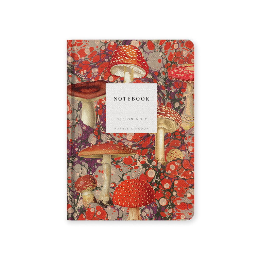 Marble Fungi Hardback Notebook A5 Designed by Ohh Deer