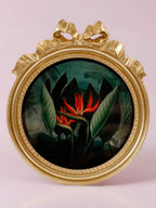 12.3cm Gold Bow Mini Frame