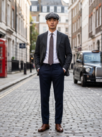 Scott Harris Tweed Newsboy Cap by Heather Hats & Accessories
