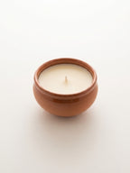 Prashansa | Original Lavender Scent – Medium Glazed Terracotta Dalit Candle
