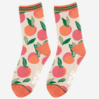 Women’s Bamboo Socks- Orange, Pink, Peaches by Sock Talk