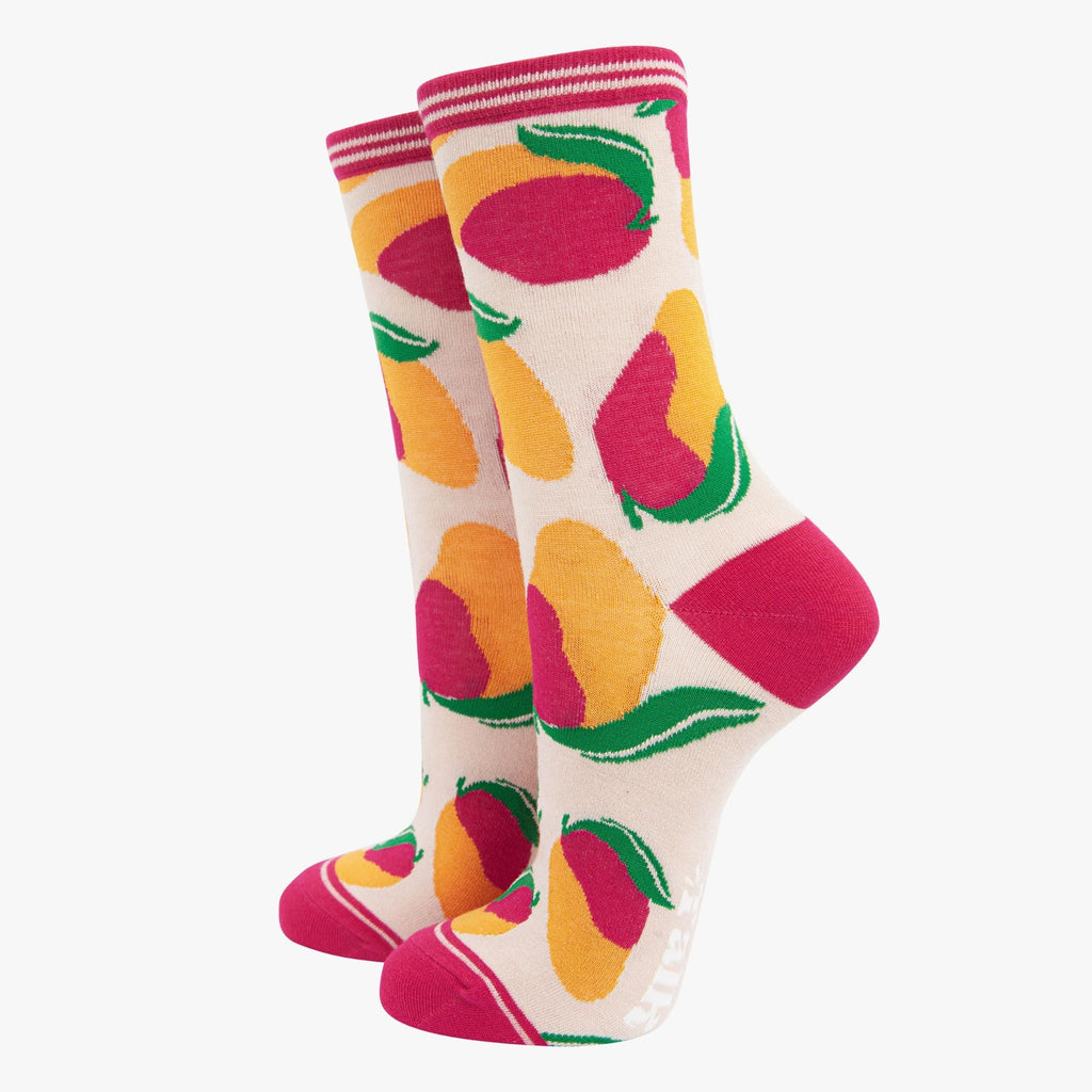 Women’s Bamboo Socks Gift Box- Cream, Fruit by Sock Talk