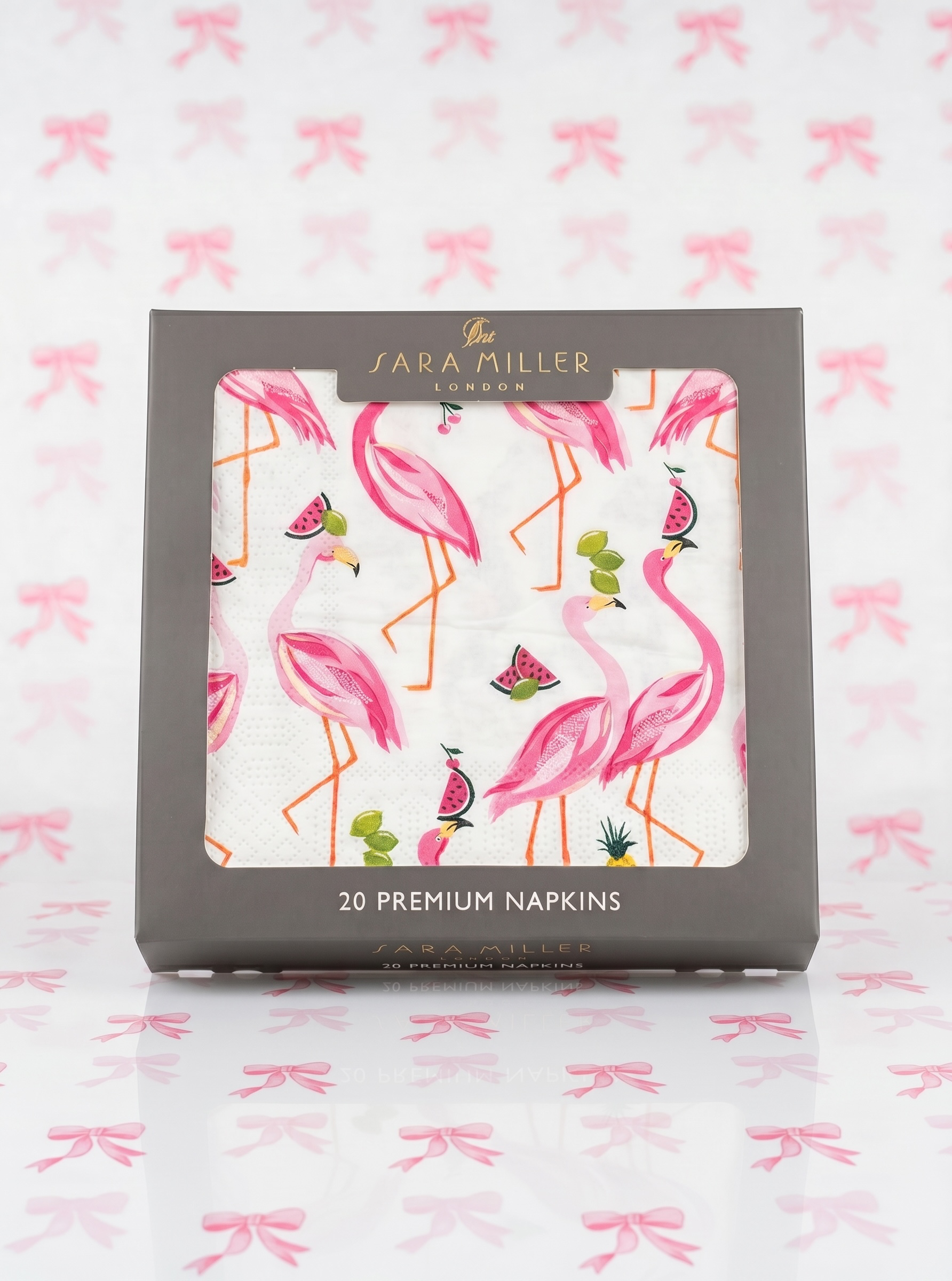 Sara Miller London Pink Flamingos Paper Napkins (20 Pack)