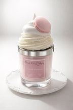 French Macaron Soy Wax Scented Candle by Donut Eat Bakery (Made in Scotland)