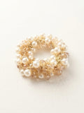 Elegant Imitation Pearl Hair Ties Crystal Elastic Hair Bands