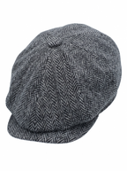 Scott Harris Tweed Newsboy Cap by Heather Hats & Accessories