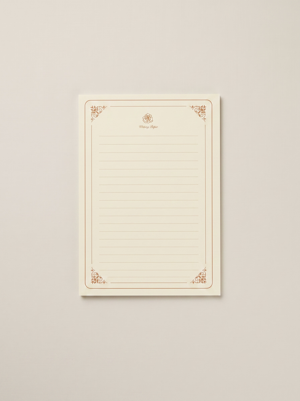 Vintage Lined Writing Paper Set – Premium Gift Boxed with Lace Ribbon