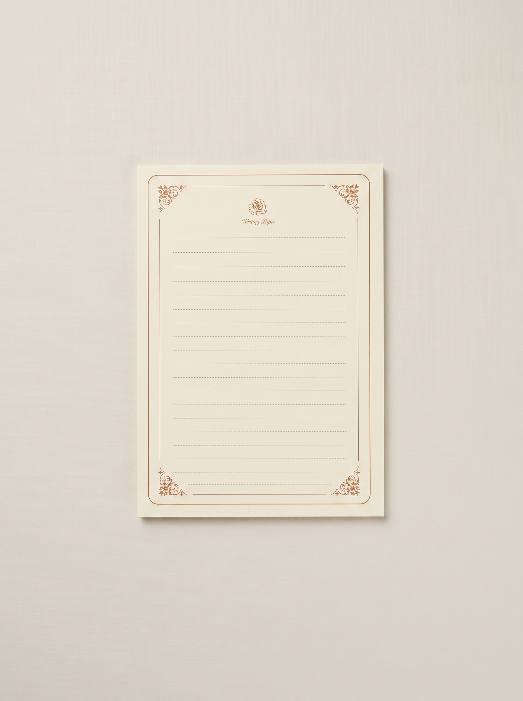 Vintage Lined Writing Paper Set – Premium Gift Boxed with Lace Ribbon