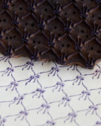 Block Printed Mini Gift Bag- Bows Violet Sorbet by Paper Mitchi