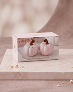 Pink Curly Pumpkin Ceramic Salt & Pepper Shaker Set