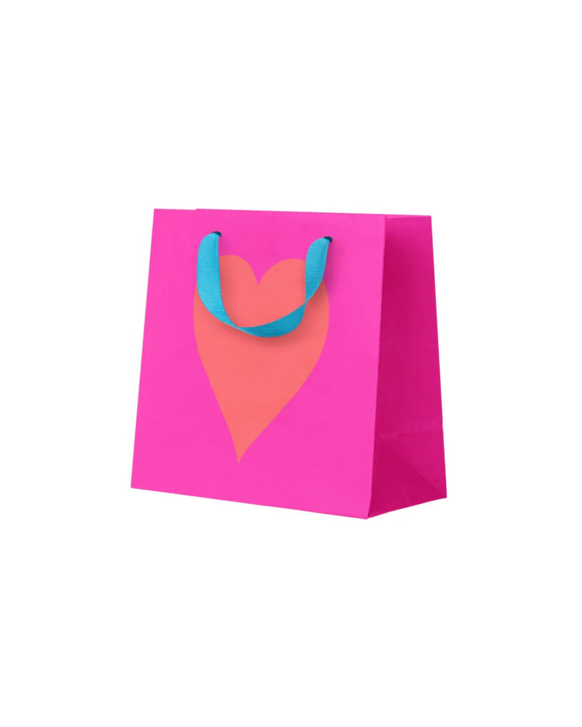 Neon Heart Small Gift Bag by Ohh Deer