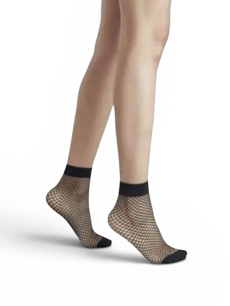 Penti Classic Fashion Ankle Fishnet- Black