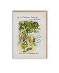 Alice and the Cheshire Cat Mini Greeting Card 
Designed by: V&A