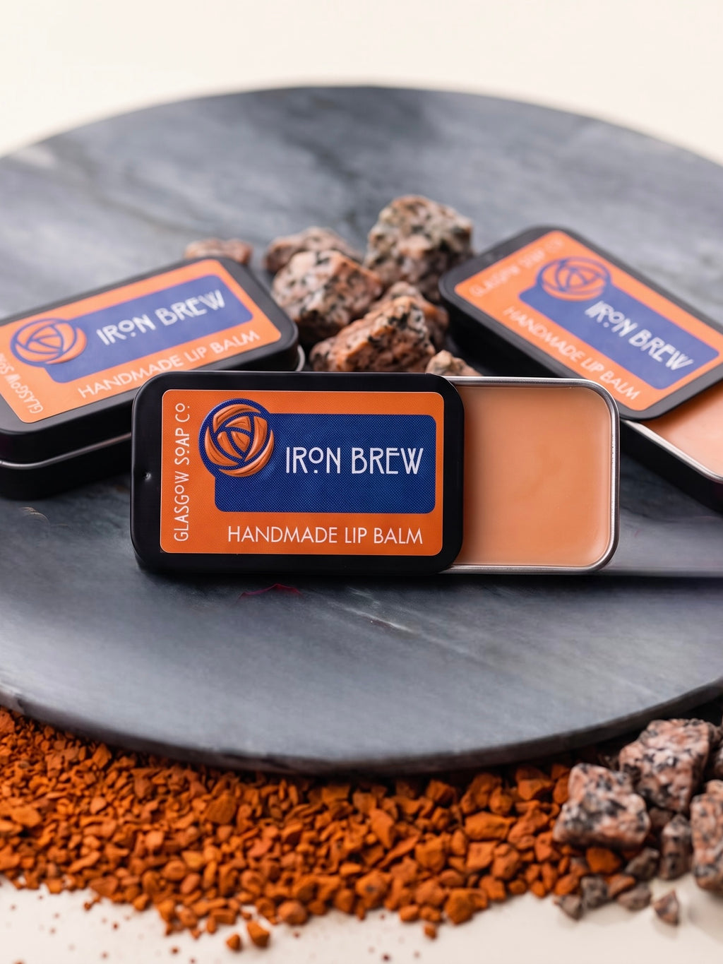 Glasgow Soap Company Iron Brew Lip Balm — 15g Tin, Handmade in Scotland