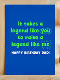 Happy Birthday Dad Greeting Card