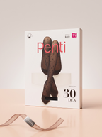 Penti Aurora Polka Dotted-Fishnet Style Fashion Tight