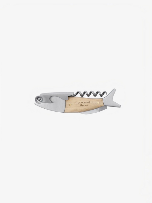 'You, Me & the Sea' Fish Shaped 3-in-1 Bottle Opener — Gift Boxed, Designed in Cornwall
