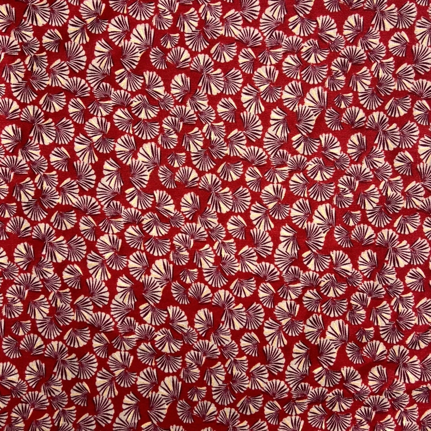 Beautiful medium Lightweight spring, autumn small shell print scarf by London Scarves