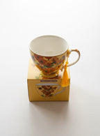 Fine China Porcelain Van Gogh Sunflower Print Tea Cup