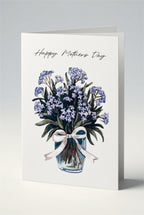 Happy Mother’s Day, Blue Flowers Card (A6)