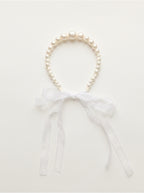 Little Princess/Flower Girl Imitation Pearl Head Piece by Pink Shop UK