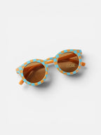 Kids Sunglasses PC UV400 Protection Retro Checkerboard