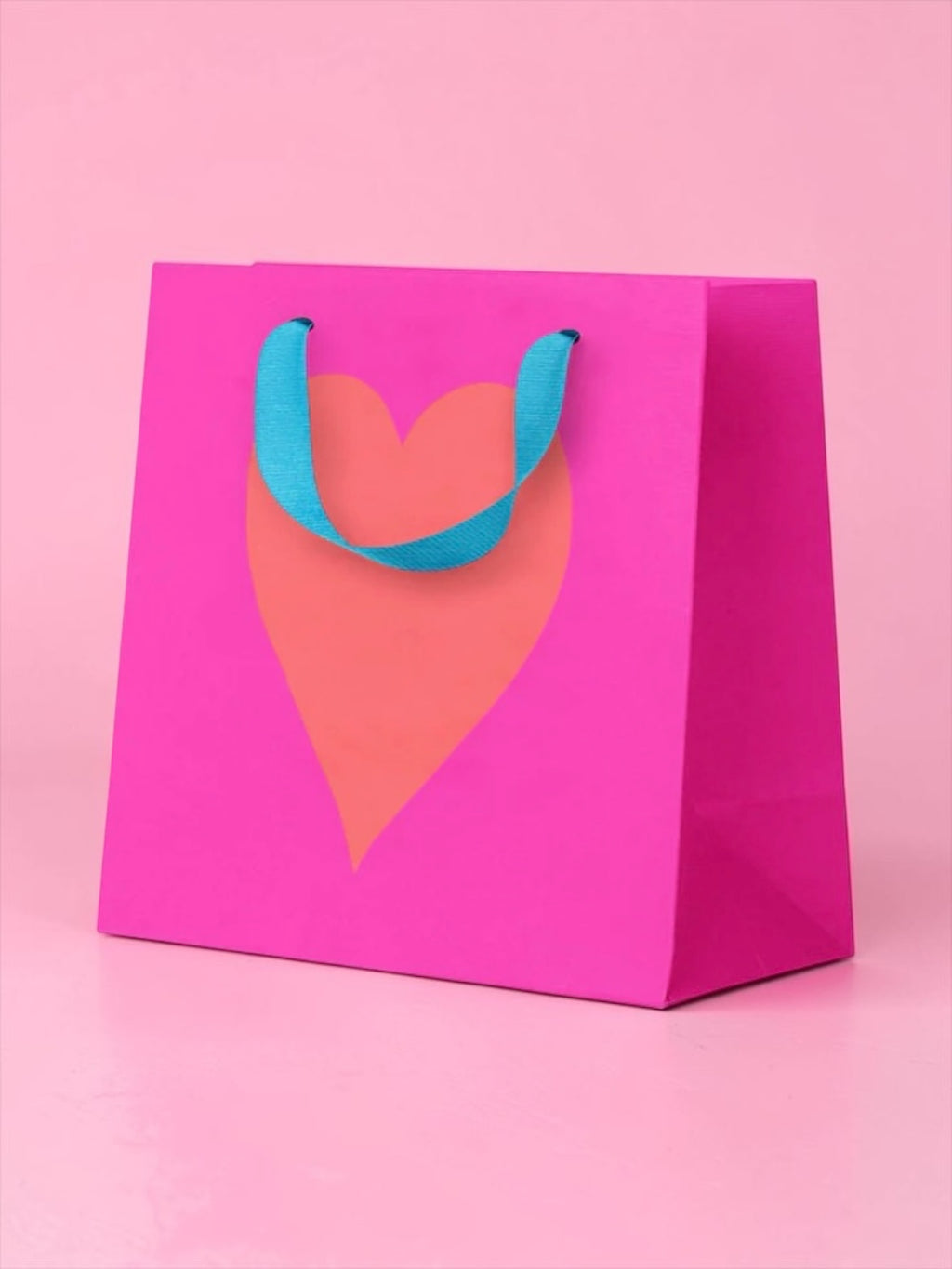 Neon Heart Small Gift Bag by Ohh Deer