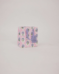 Block Printed Mini Gift Bag- Scallop Tiles Violet Meringue by Paper Mitchi