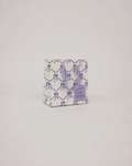 Block Printed Mini Gift Bag- Bows Violet Sorbet by Paper Mitchi
