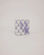 Block Printed Mini Gift Bag- Bows Violet Sorbet by Paper Mitchi