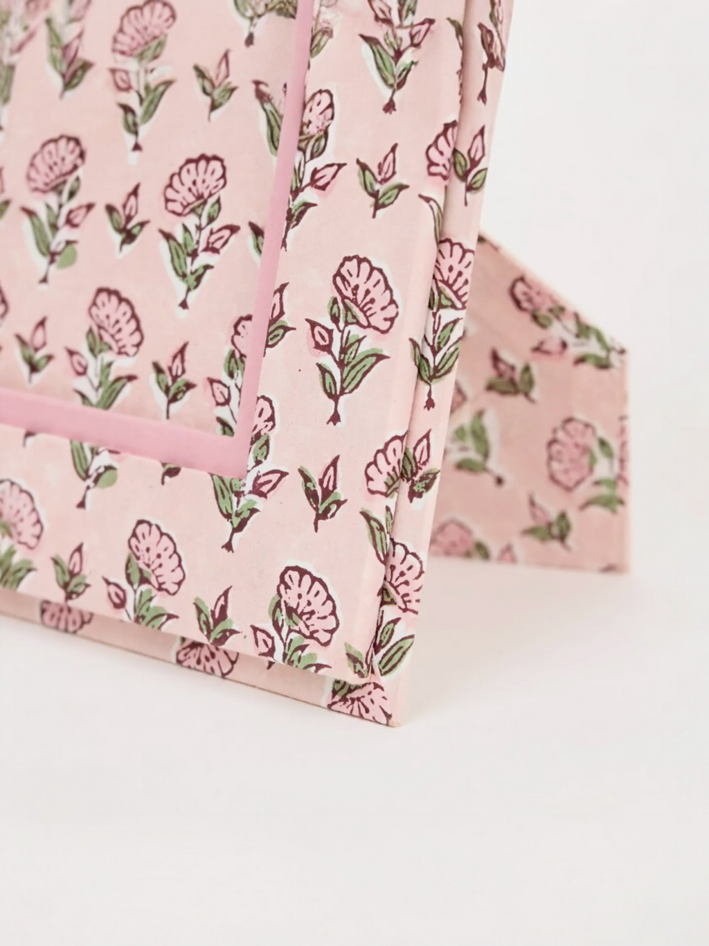 Block Printed Picture Frame (4x6) - Ditsy Floral Blush by Paper Mirchi