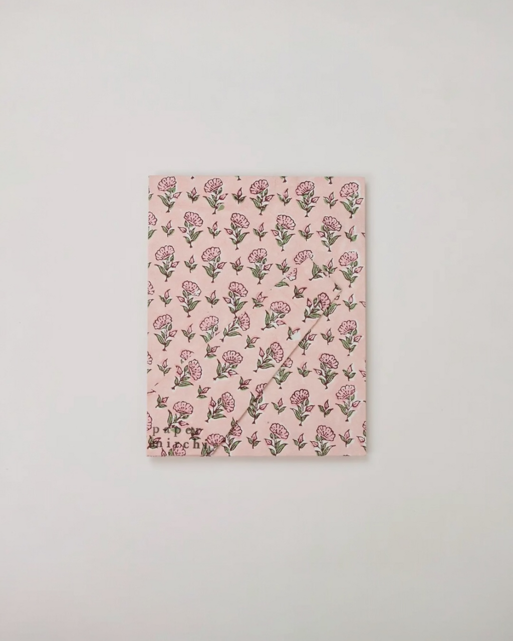 Block Printed Picture Frame (4x6) - Ditsy Floral Blush by Paper Mirchi