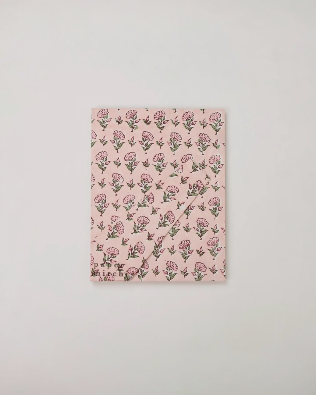 Block Printed Picture Frame (4x6) - Ditsy Floral Blush by Paper Mirchi