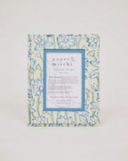 Block Printed Picture Frame (4x6) - Lotus Indigo by Paper Mirchi