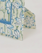 Block Printed Picture Frame (4x6) - Lotus Indigo by Paper Mirchi