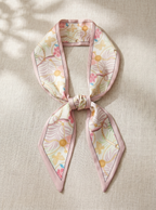 Pink Gold Chain Butterfly Tilly Scarf And Imitation Pearl Alloy Ring Set by Pink Shop UK