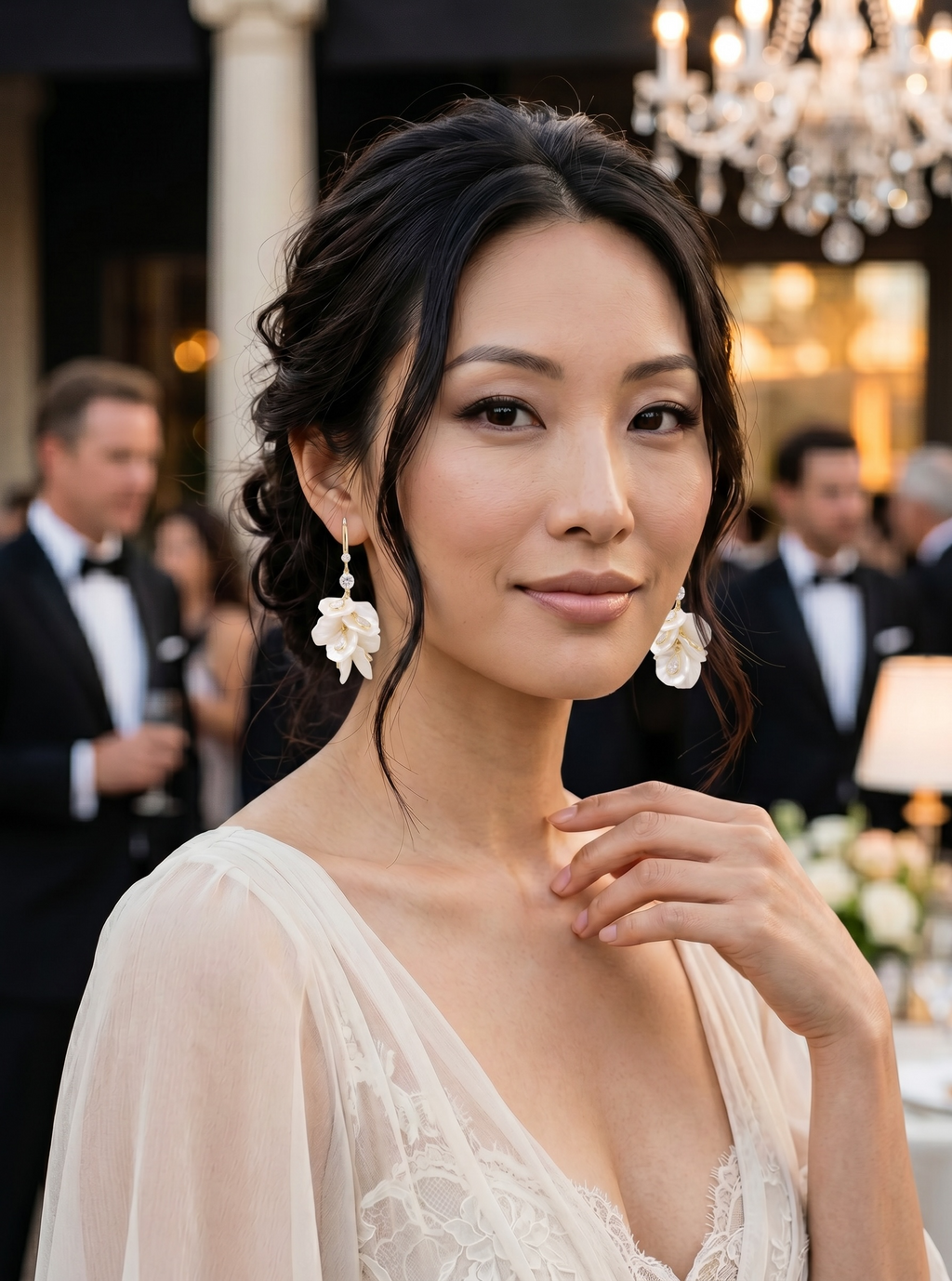 Elegant Premium Quality 925 Silver Pin Tassel Drop Earrings by Pink Shop UK