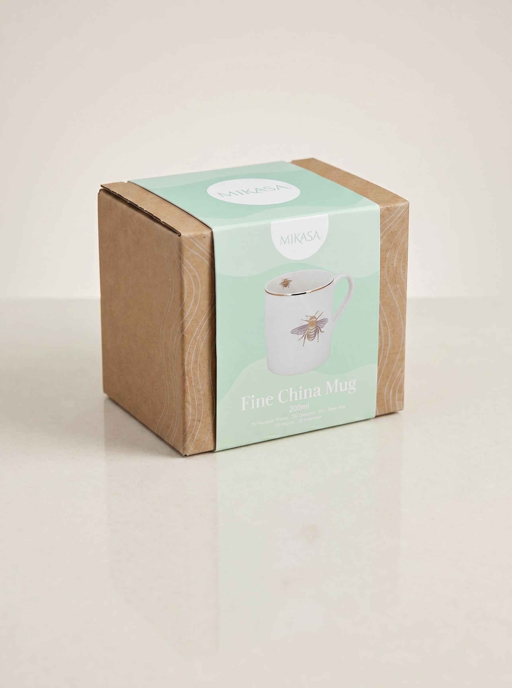 Mikasa Bee Print Fine China Mug – 280ml
