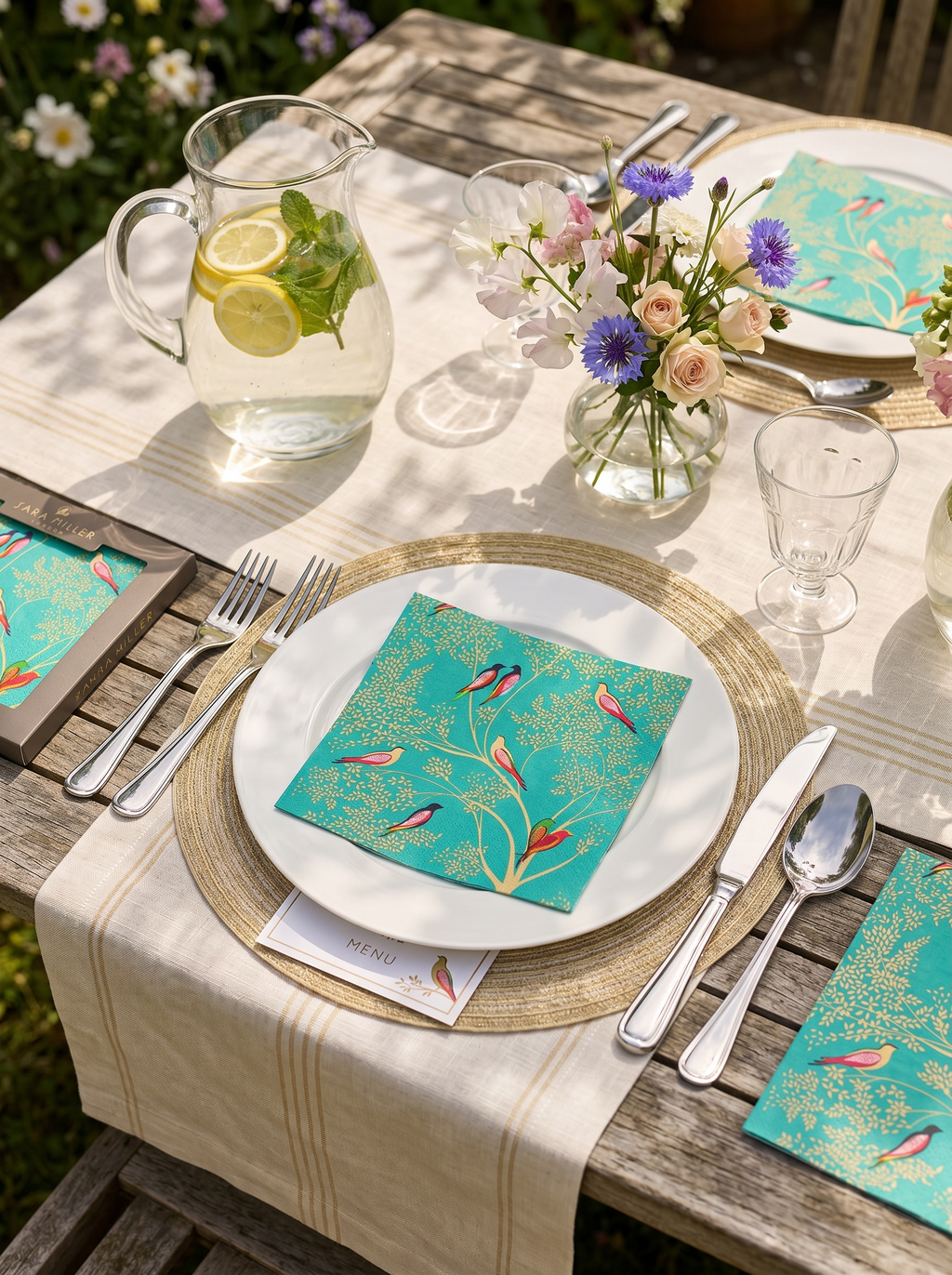 Sara Miller London Chelsea Birds Paper Napkins (20 Pack)