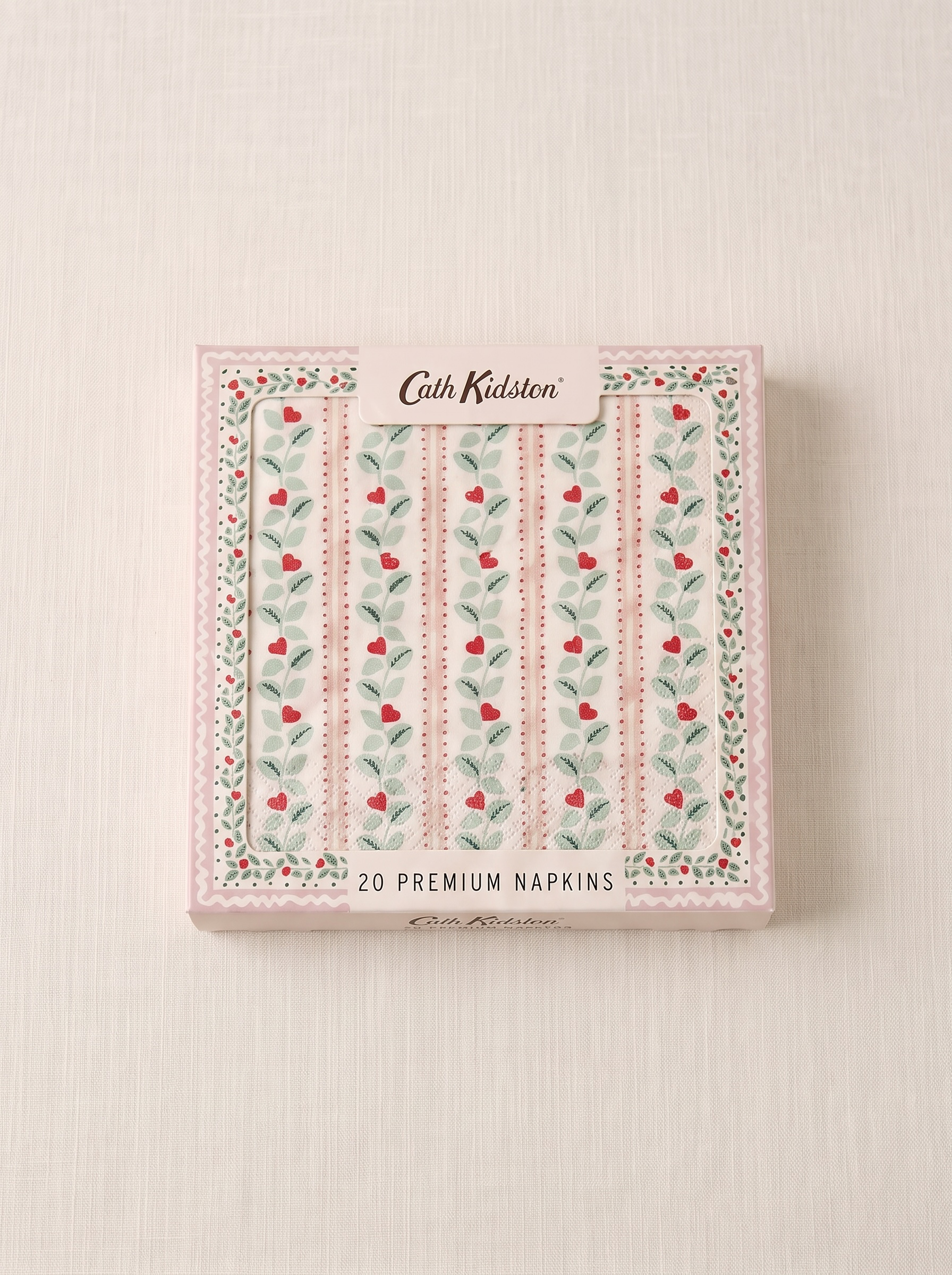 Cath Kidston Heart Vine Paper Napkins (20 Pack)