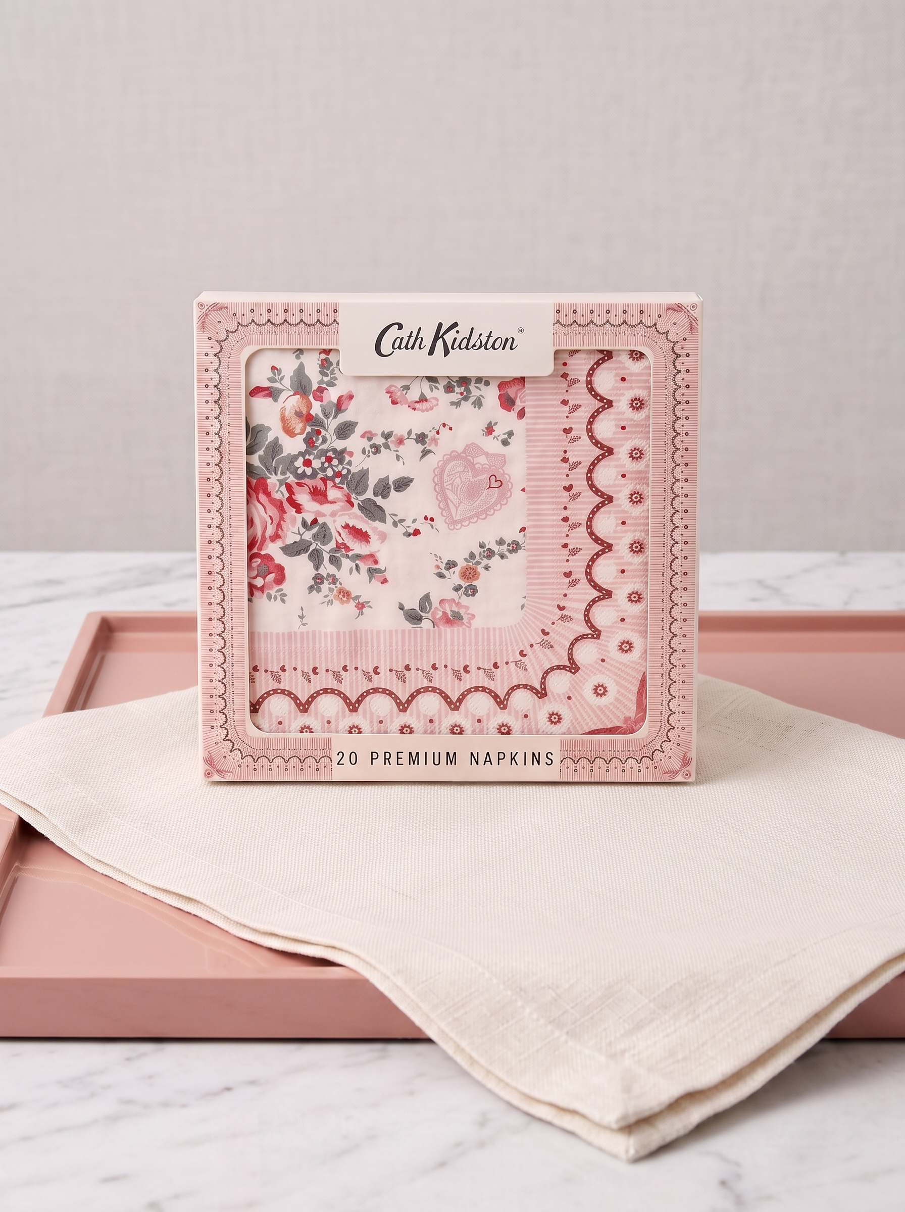 Cath Kidston Hackney Rose Paper Napkins (20 Pack)